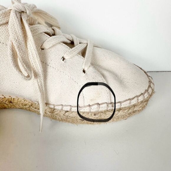 STAUD Cream Espadrille Sneakers - Picture 6 of 9